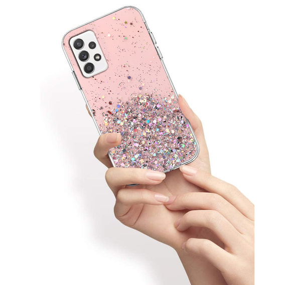 Чoхол до Samsung Galaxy A33 5G, Glittery, рожевий