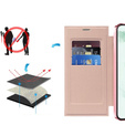 Чохол-книжка для Samsung Galaxy S22 Ultra 5G, RFID Wallet MagSafe CamShield, рожевий