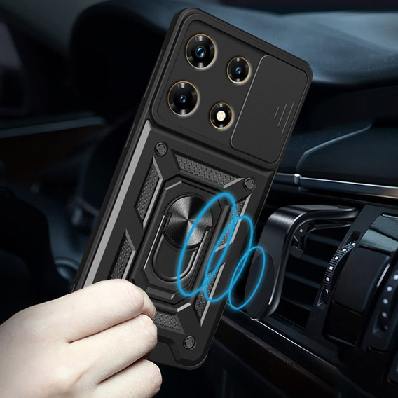 Чохол NOX Camera Slide Infinix Note 30 Pro, CamShield Slide, чорний