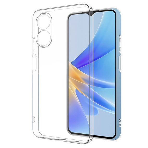 Тонкий корпус для Oppo A17, Slim, прозрачный