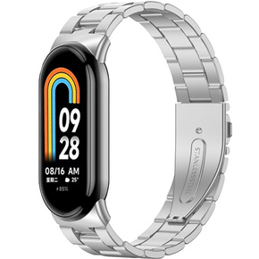 Браслет Stainless для Xiaomi Smart Band 8, Silver