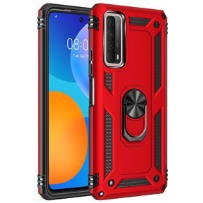 Бронированный Чехол до Huawei P Smart 2021, Nox Case Ring, красный