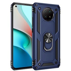 Бронированный Чехол до Xiaomi Redmi Note 9T 5G, Nox Case Ring, синий