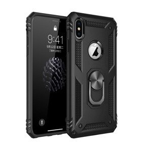 Бронированный Чехол до iPhone XR, Nox Case Ring, чёрный