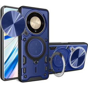 Бронированный чехол для Honor Magic 6 Lite 5G, CamShield Slide, синий