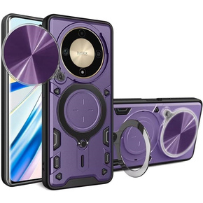 Бронированный чехол для Honor Magic 6 Lite 5G, CamShield Slide, фиолетовый