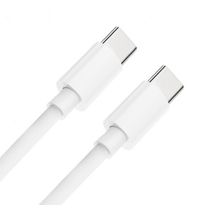 Длинный кабель USB Type-C - Type-C 60 Вт, 3A, 100 см, White