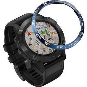 Накладка на безель для Garmin Fenix 6 / 6 Pro / 6 Sapphire, Blue/White