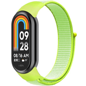 Нейлоновый ремешок для Xiaomi Smart Band 8, желтый