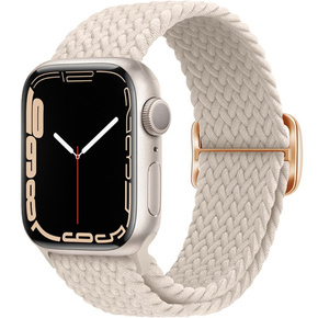 Нейлоновый ремешок до Apple Watch 1/2/3/4/5/6/7/8/SE 38/40/41/mm, White