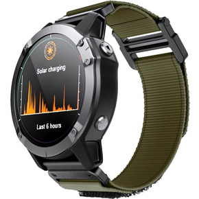 Нейлоновый ремешок до Garmin Fenix 5X/6X/7X, Green