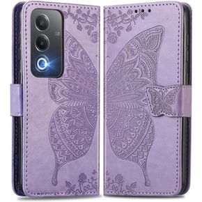 Откидной чехол для Oppo A80, Butterfly, фиолетовый