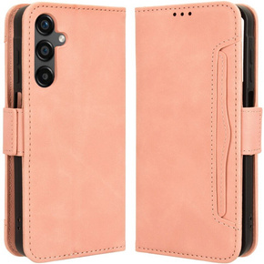 Откидной чехол для Samsung Galaxy M35, Card Slot, розовый