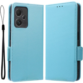 Откидной чехол для Xiaomi Redmi Note 12 5G / POCO X5 5G, Wallet Litchi Magnet, синий