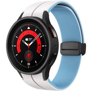 Силиконовый ремешок для Fitbit Inspire 3, Red Samsung Galaxy Watch 4 / 5 40/42/44/46/45MM PRO, Dark Blue / Red