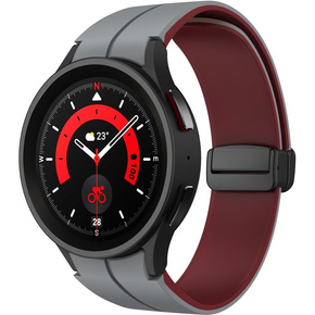 Силиконовый ремешок для Fitbit Inspire 3, Red Samsung Galaxy Watch 4 / 5 40/42/44/46/45MM PRO, Dark Blue / Red