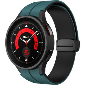 Силиконовый ремешок для Fitbit Inspire 3, Red Samsung Galaxy Watch 4 / 5 40/42/44/46/45MM PRO, Dark Blue / Red