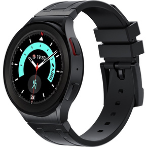 Силиконовый ремешок для Samsung Galaxy Watch 4/5 40/42/44/46/45mm Pro, Black