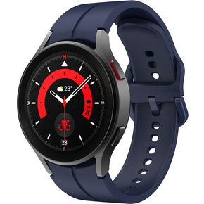 Силиконовый ремешок для Samsung Galaxy Watch 4/5 40/42/44/46/45mm Pro, Dark Blue