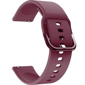 Силиконовый ремешок 20mm, Wine Red