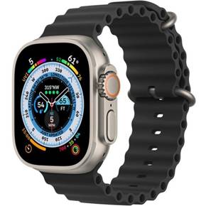 Силиконовый ремешок Apple Watch Ultra 49mm, Black