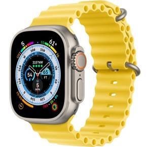 Силиконовый ремешок Apple Watch Ultra 49mm, Yellow