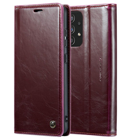 Флип-кейс CASEME для Samsung Galaxy A33 5G, Waxy Textured, красный