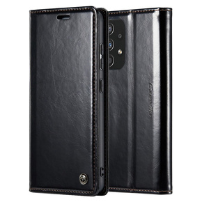 Флип-кейс CASEME для Samsung Galaxy A33 5G, Waxy Textured, чёрный