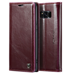 Флип-кейс CASEME для Samsung Galaxy S8, Waxy Textured, красный