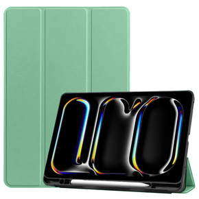 Чехол для Apple iPad Pro 13" 7 gen. 2024 (A2925, Smartcase с местом для стилуса, зелёный