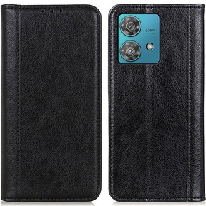 Чехол для Motorola Edge 40 Neo, Wallet Litchi Leather, черный