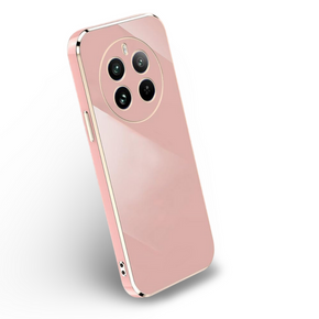 Чехол для Realme 12 Pro 5G / 12 Pro+ 5G, Glamour CamShield, розовый rose gold