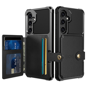 Чехол для Samsung Galaxy A35 5G, Card Holder Kickstand, чёрный
