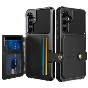 Чехол для Samsung Galaxy S23 FE, Card Holder Kickstand, чёрный