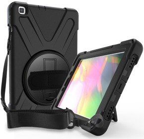 Чехол для Samsung Galaxy Tab A 8.0 2019 T290/T295, X-Shape Case, Black