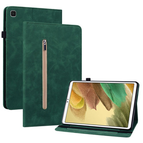 Чехол для Samsung Galaxy Tab A7 Lite, Wallet Pen Slot, зелёный