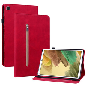 Чехол для Samsung Galaxy Tab A7 Lite, Wallet Pen Slot, красный