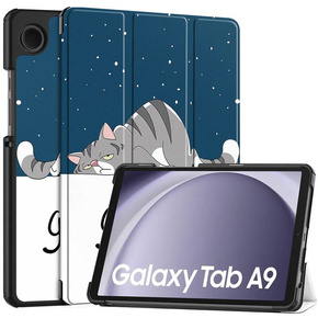 Чехол для Samsung Galaxy Tab A9, Smartcase, sleeping cat