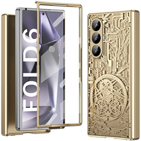 Чехол для Samsung Galaxy Z Fold6 5G, Mechanical Legend, золотой