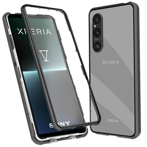 Чехол для Sony Xperia 1 V, Magnetic Dual Glass, чёрный