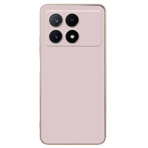 Чехол для Xiaomi Poco X6 Pro 5G, Glamour CamShield, розовый