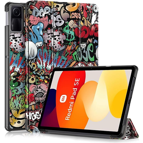 Чехол для Xiaomi Redmi Pad SE 11", Smartcase, graffiti