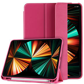 Чехол для iPad Pro 11 2021/2022, Smartcase с местом для стилуса, розовый