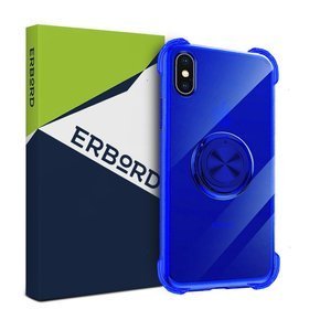 Чехол для iPhone XR - ERBORD Airbag Ring - Blue