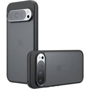 Чехол до Google Pixel 9 / Google Pixel 9 Pro, Fusion Hybrid, прозрачный / черный