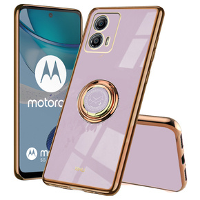 Чехол до Motorola Moto G53 5G, Electro Ring, фиолетовый