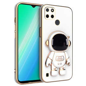 Чехол до Realme C21Y/C25Y, Astronaut, белый