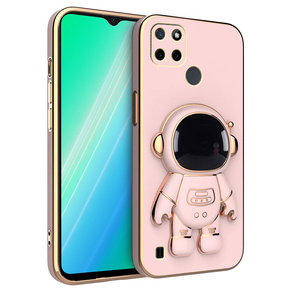 Чехол до Realme C21Y/C25Y, Astronaut, розовый