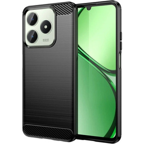 Чехол до Realme C61, Carbon, чёрный