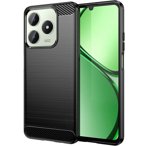 Чехол до Realme C63, Carbon, чёрный